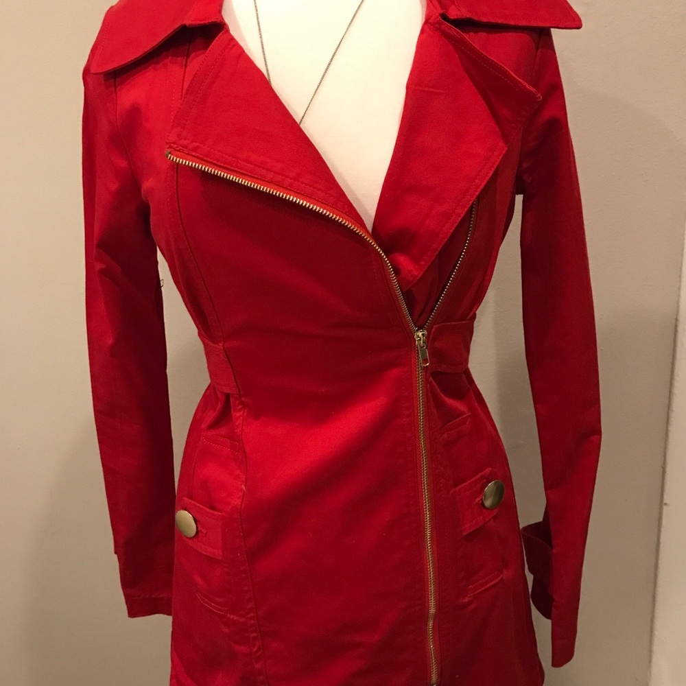 Red jacket